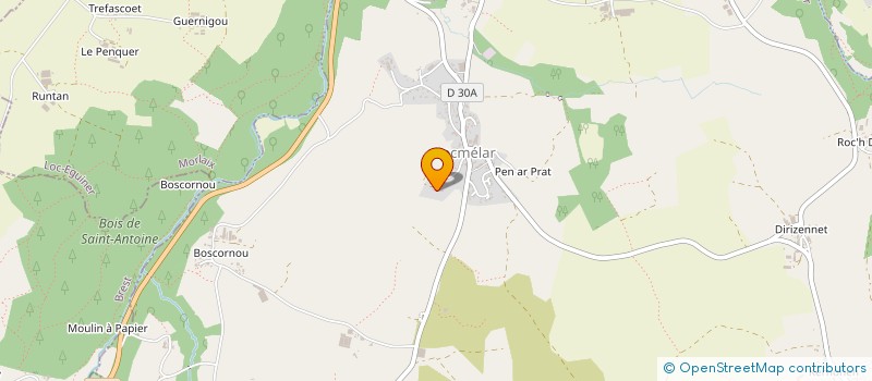 localisation de l'entreprise CG IMMO  LOCMELAR