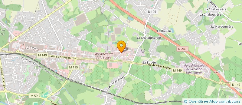 localisation de l'entreprise CG IMMOBILIER  HAUTE-GOULAINE