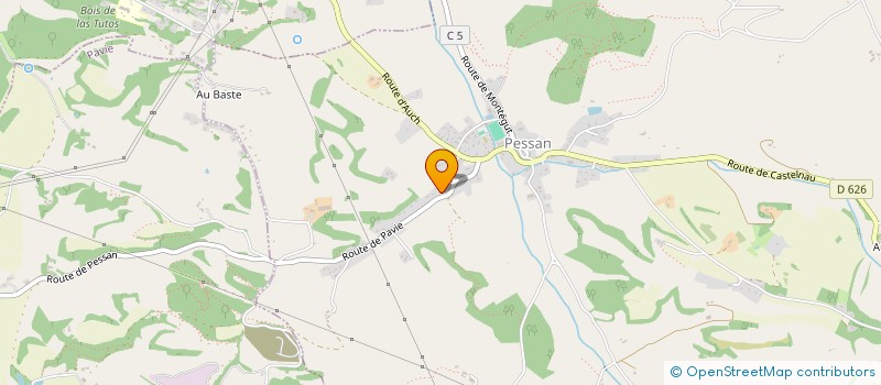 localisation de l'entreprise CG IMMOBILIER  PESSAN