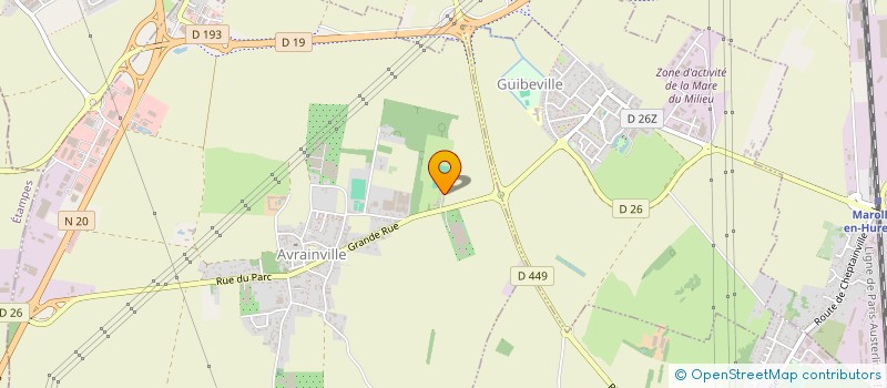 localisation de l'entreprise CG INGENIERIE à AVRAINVILLE