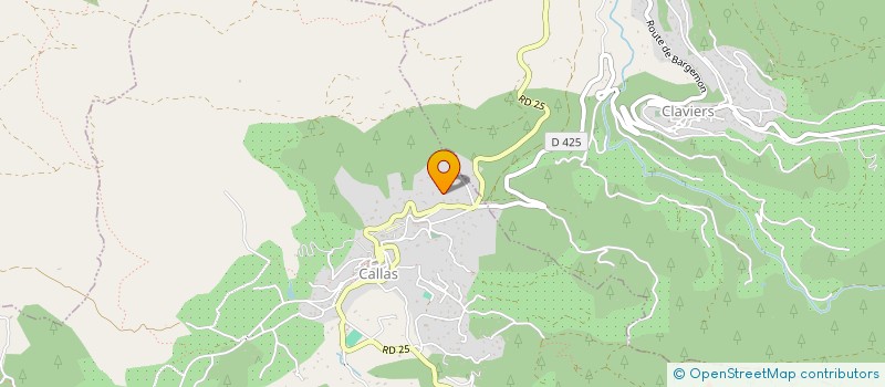 localisation de l'entreprise CG  INVEST  CALLAS