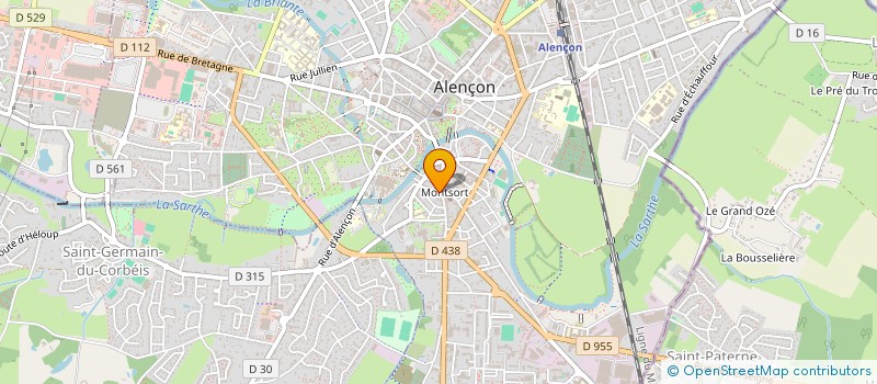 localisation de l'entreprise CG INVEST à ALENCON