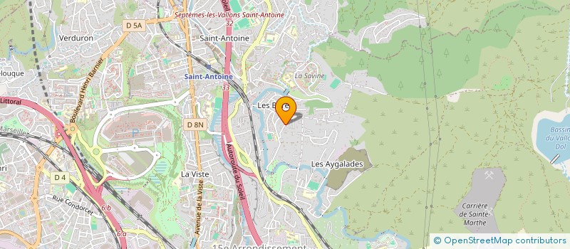 localisation de l'entreprise CG INVEST à MARSEILLE