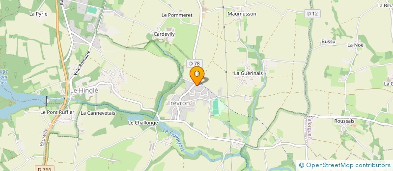 localisation de l'entreprise CG INVEST  TREVRON