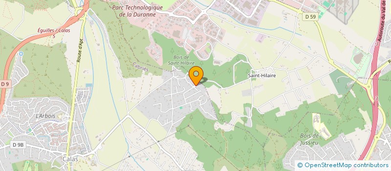 localisation de l'entreprise CG INVEST. à CABRIES