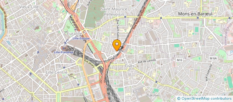 localisation de l'entreprise CG INVEST à LILLE