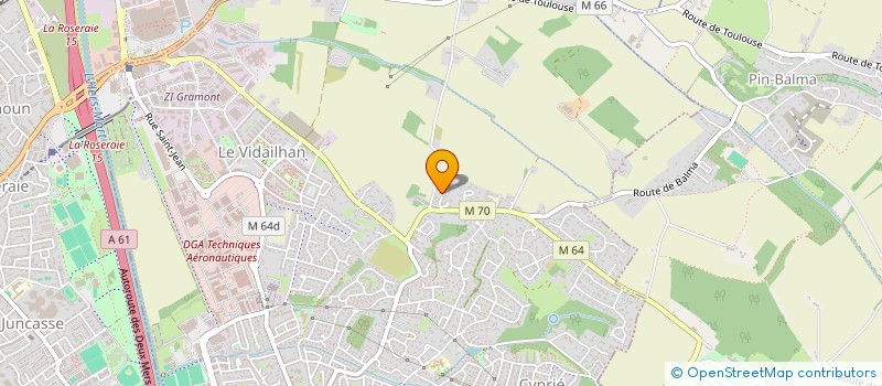 localisation de l'entreprise CG INVEST  BALMA