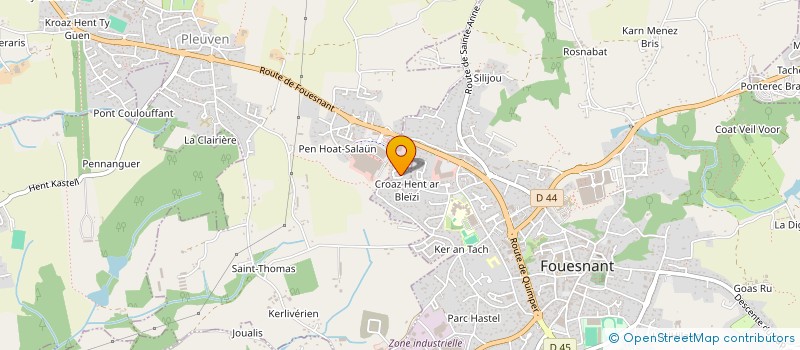 localisation de l'entreprise CG INVEST  PLEUVEN