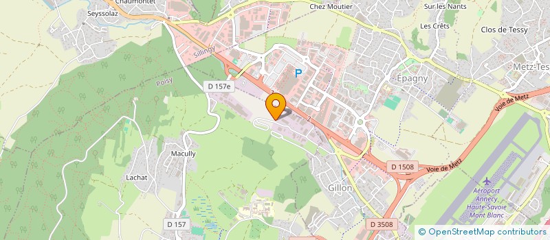 localisation de l'entreprise CG INVEST  POISY