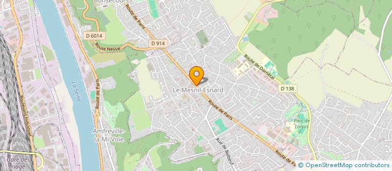 localisation de l'entreprise CG INVEST  LE MESNIL-ESNARD