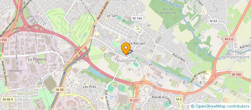 localisation de l'entreprise CG INVEST à VILLENEUVE-D'ASCQ