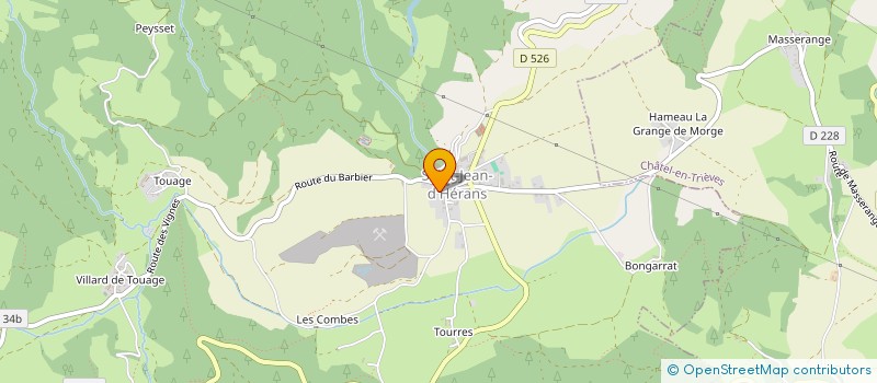 localisation de l'entreprise CG INVEST  SAINT-JEAN-D'HERANS