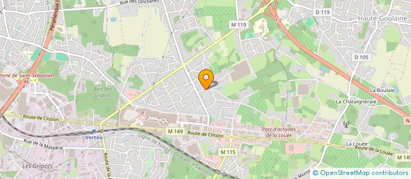 localisation de l'entreprise CG INVEST  BASSE-GOULAINE