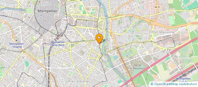 localisation de l'entreprise CG INVESTISSEMENT  MONTPELLIER