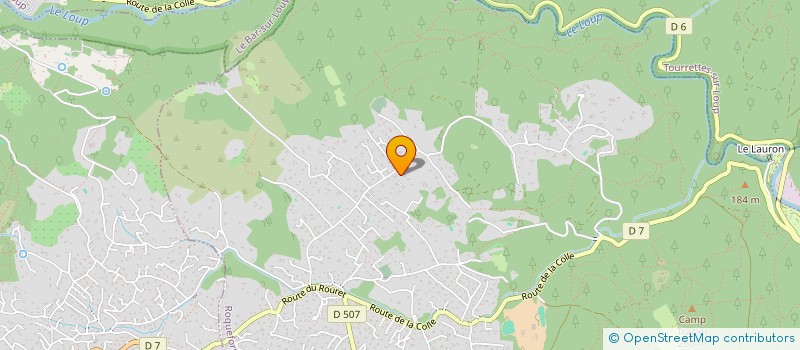 localisation de l'entreprise CG INVESTISSEMENT  ROQUEFORT-LES-PINS