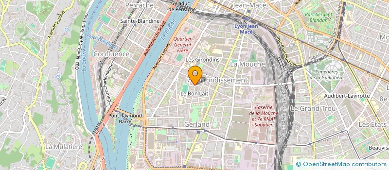 localisation de l'entreprise CG INVESTISSEMENTS  LYON