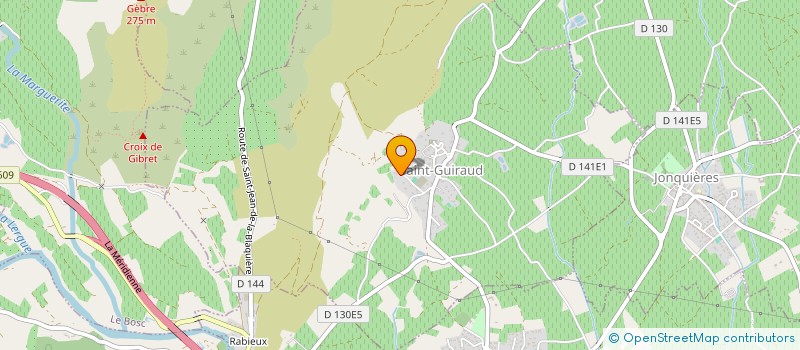 localisation de l'entreprise CG INVESTMENT  SAINT-GUIRAUD