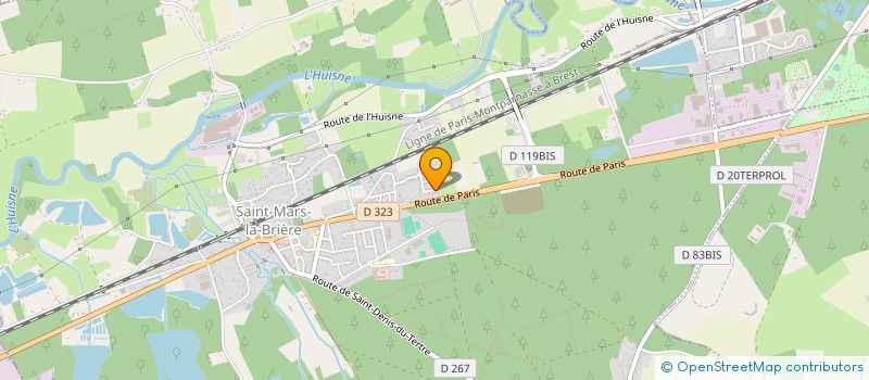 localisation de l'entreprise CG ISOL à SAINT-MARS-LA-BRIERE