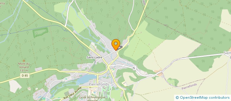 localisation de l'entreprise CG KORP IMMO  PIERREFONDS