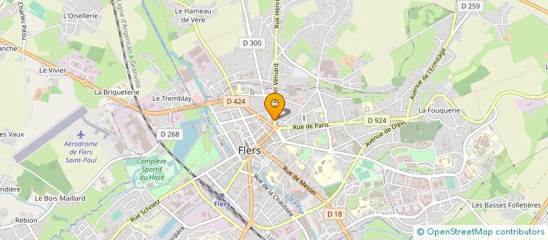 localisation de l'entreprise CG-KS FLERS à FLERS
