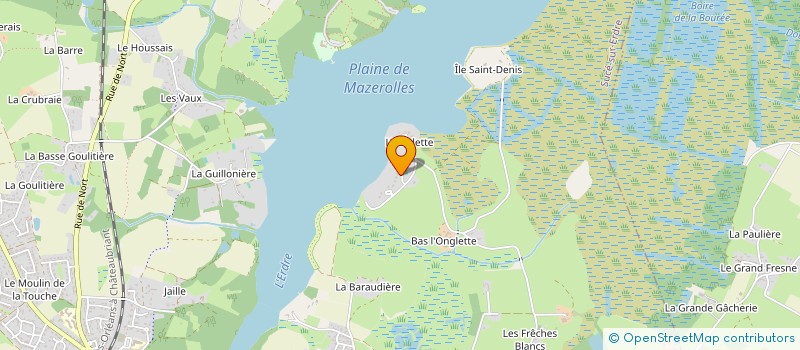 localisation de l'entreprise CG LA MAZONNAIS  SUCE-SUR-ERDRE