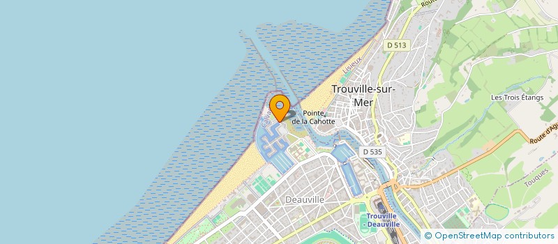 localisation de l'entreprise CG LES EMBRUNS à DEAUVILLE