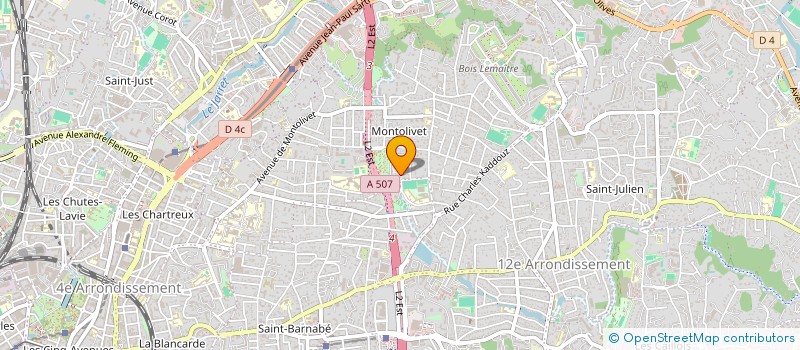 localisation de l'entreprise CG LOGE à MARSEILLE
