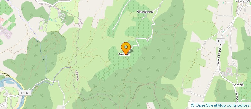 localisation de l'entreprise CG MOE  LAGORCE