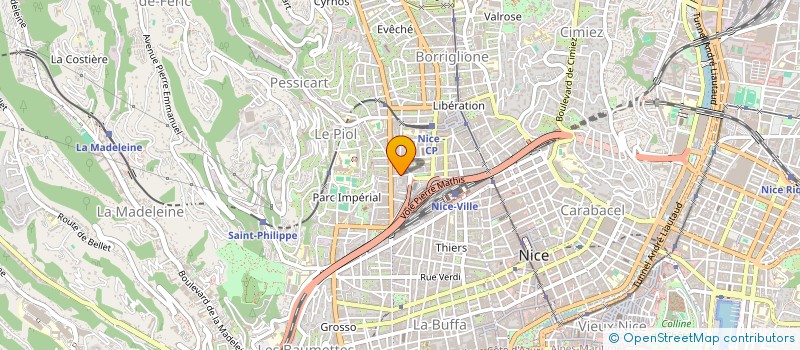 localisation de l'entreprise CG NEGOCE à NICE