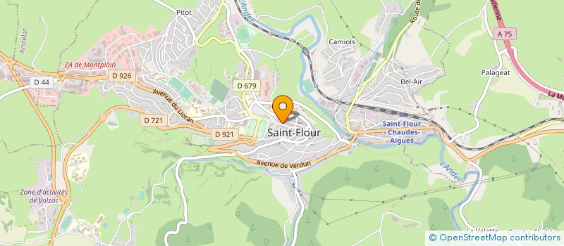 localisation de l'entreprise CG-NET à SAINT-FLOUR