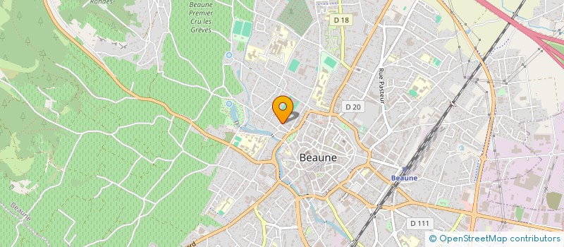 localisation de l'entreprise CG OENO à BEAUNE