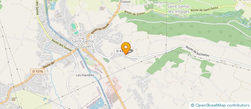 localisation de l'entreprise CG ONE  SAINT-GENIX-LES-VILLAGES