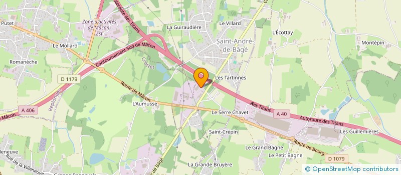 localisation de l'entreprise CG PADEL  SAINT-ANDRE-DE-BAGE