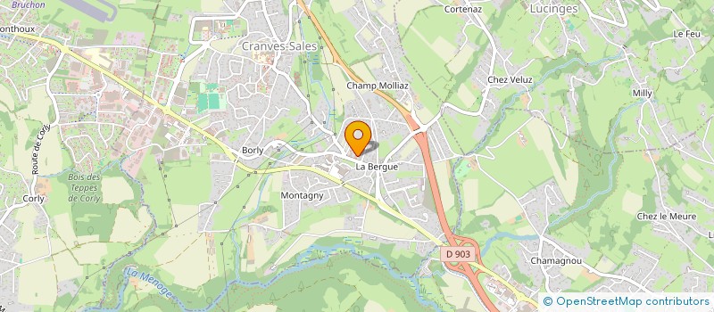 localisation de l'entreprise CG PARTNERS  CRANVES-SALES