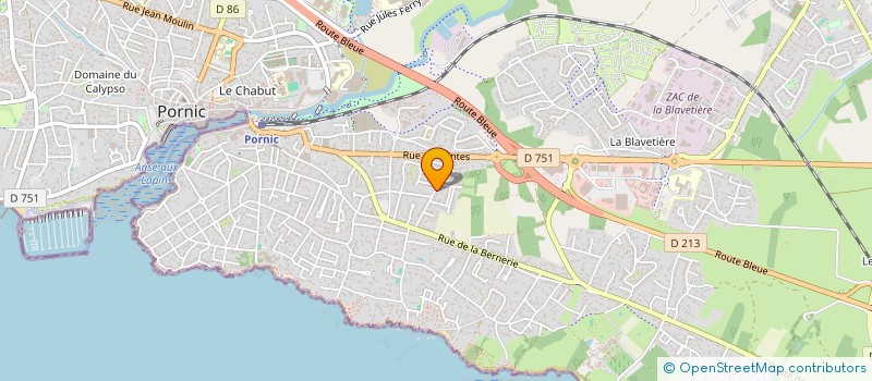 localisation de l'entreprise CG PATRIMOINE  PORNIC