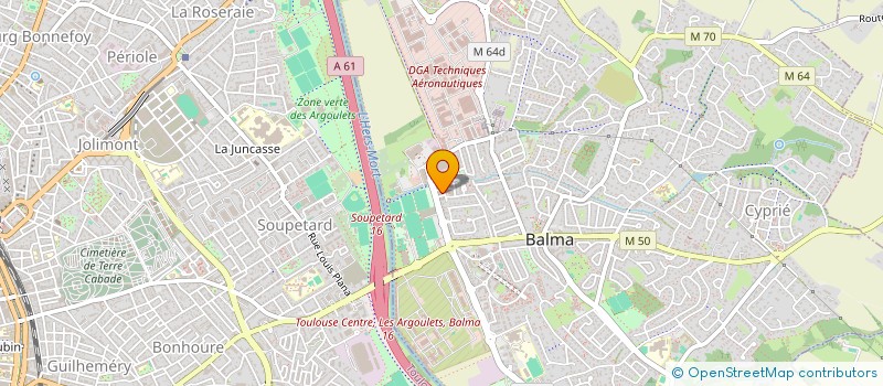 localisation de l'entreprise CG PATRIMOINE à BALMA