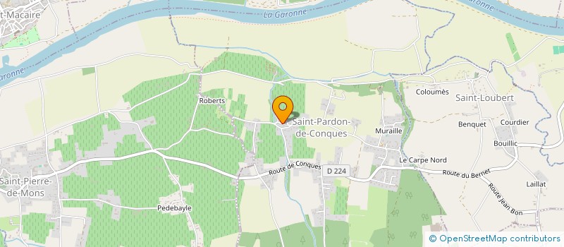 localisation de l'entreprise CG PLOMBERIE  SAINT-PARDON-DE-CONQUES