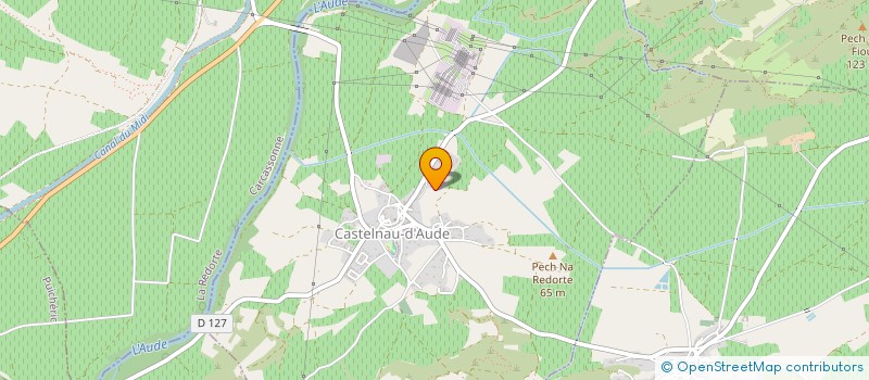 localisation de l'entreprise CG PLOMBERIE  CASTELNAU-D'AUDE
