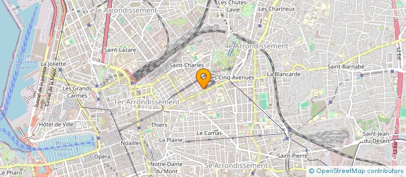 localisation de l'entreprise CG POGGIOLI à MARSEILLE