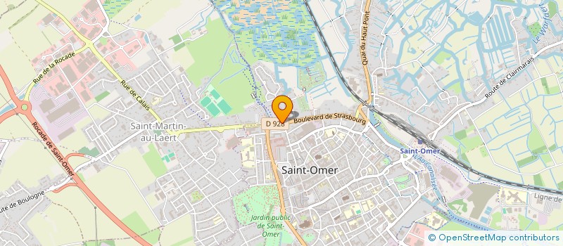 localisation de l'entreprise CG PRO ST-OMER  SAINT-OMER