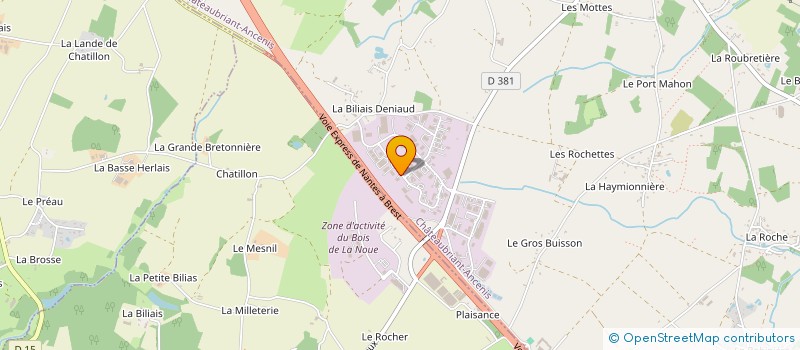 localisation de l'entreprise CG PROMO STAR à VIGNEUX-DE-BRETAGNE