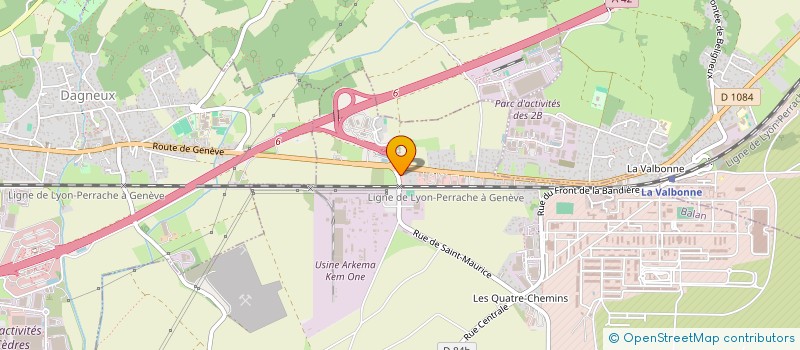 localisation de l'entreprise CG REALISATION  BALAN