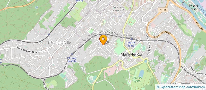 localisation de l'entreprise CG RECO & CO à MARLY-LE-ROI