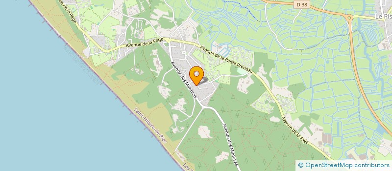 localisation de l'entreprise CG RENOV HABITAT à BREM-SUR-MER