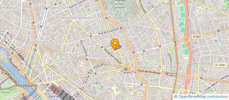 localisation de l'entreprise CG SALES NETWORKS FRANCE SA à PARIS