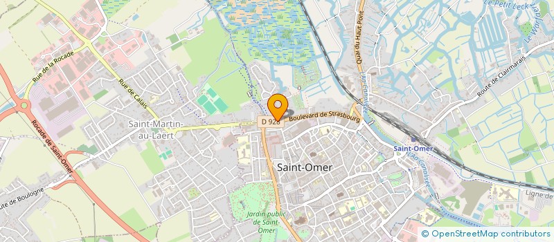 localisation de l'entreprise CG SAP ST-OMER à SAINT-OMER