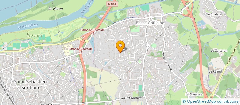 localisation de l'entreprise CG SERVICES  BASSE-GOULAINE