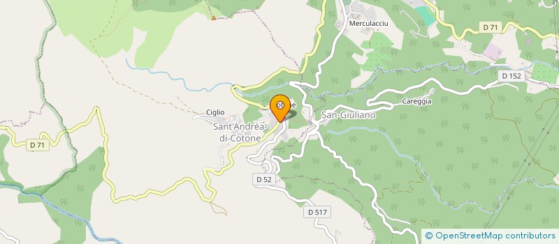 localisation de l'entreprise CG SERVICES  SANT'ANDREA DI COTONE