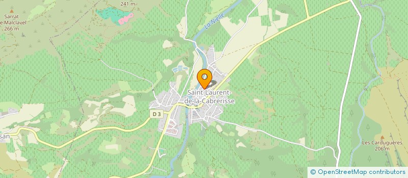 localisation de l'entreprise CG SERVICES à SAINT-LAURENT-DE-LA-CABRERISSE