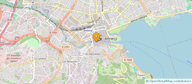 localisation de l'entreprise CG SOLUTIONS RH à ANNECY